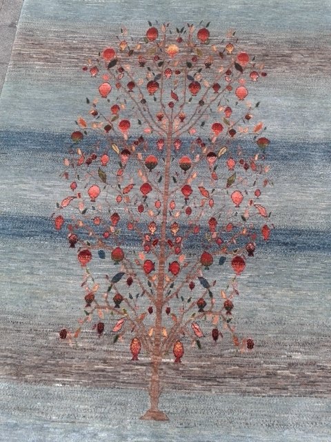 Loribaft Persien, ca.500.000 Knoten ca. 160x220cm Naturfarben reine Schurwolle, neu, Artikel-Nr.0065